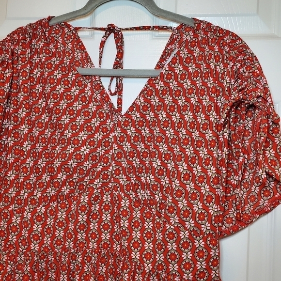 Molly Braken Red Maxi Dres Sz M - Picture 4 of 13